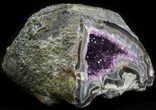 Dark Amethyst Geode From Uruguay - lbs #41899-2
